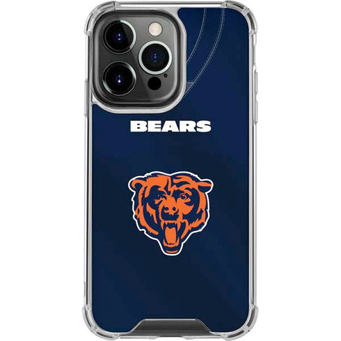 NFL Chicago Bears Team Jersey iPhone 15 Pro Clear Case